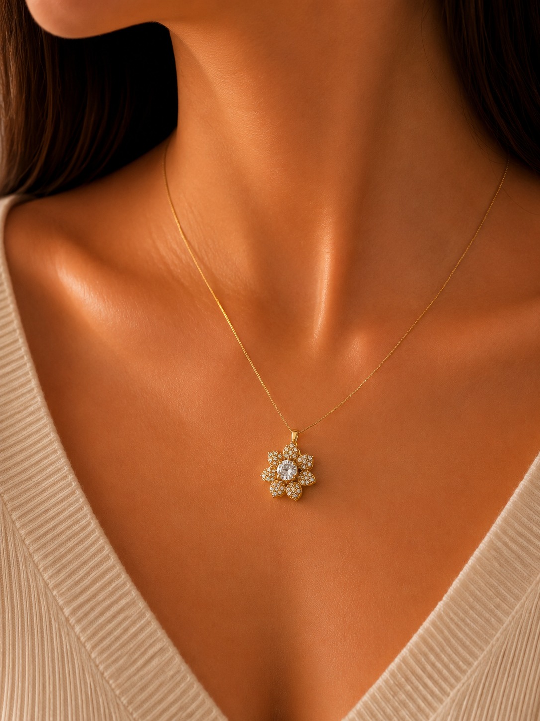 COLLAR GIRATORIO FLOR IMPERIAL