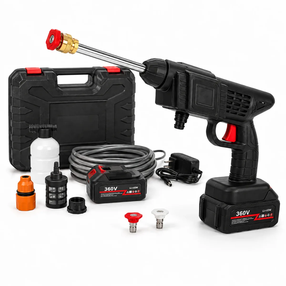 HIDROLAVADORA 360 V CON 2 BATERÍAS